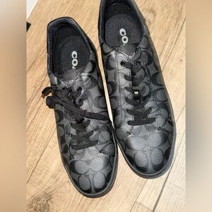 Coach Black Patterned Men's Shoes